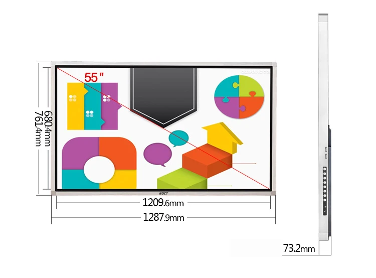 55inch touch screen all in one