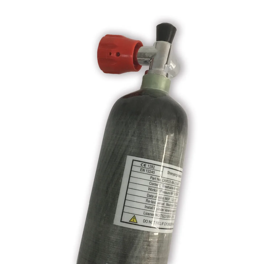 Acecare акваланг pcp Пейнтбол hpa бак co2 ЦИЛИНДР 3L CE 4500psi с din клапан для винтовки сжатого воздуха Воздушный софтпистолет