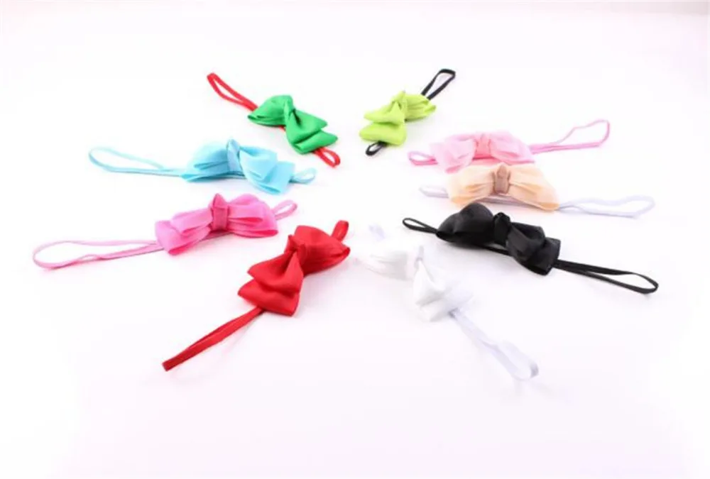 Headwear Baby girl headbands Baby kids hair accessories Baby Unisex Bowknot Headband Bebes acessorios #4A29 (14)