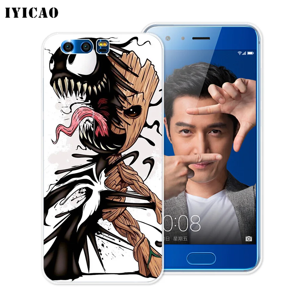 Мягкий силиконовый чехол IYICAO для Huawei Y9 Y7 Y6 Prime 2018 Honor 8C 8X 8 9 10 Lite 7X 7C 6A 7A