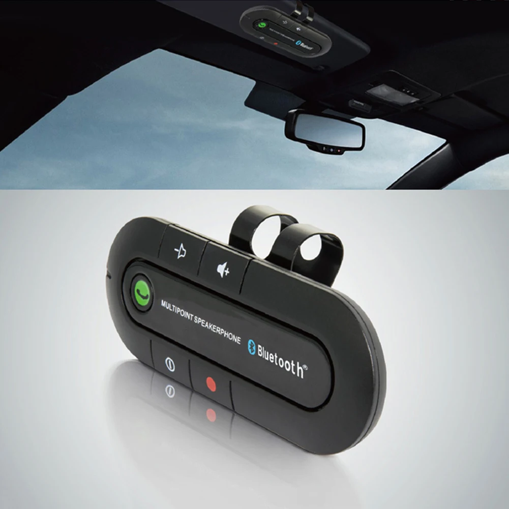 2018 Super Speakerphone Wireless Bluetooth Handsfree Car Kit MP3 Music Player For Mobile Phone