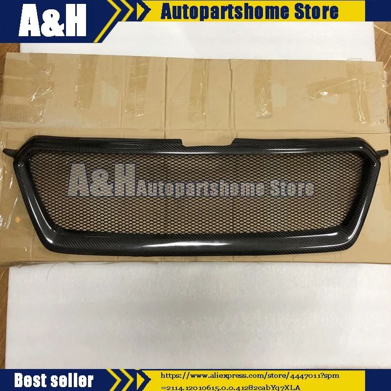 Углеродное волокно STI Sport Mesh Передняя решетка гриль для Subaru XV 2011 2016|Гоночные
