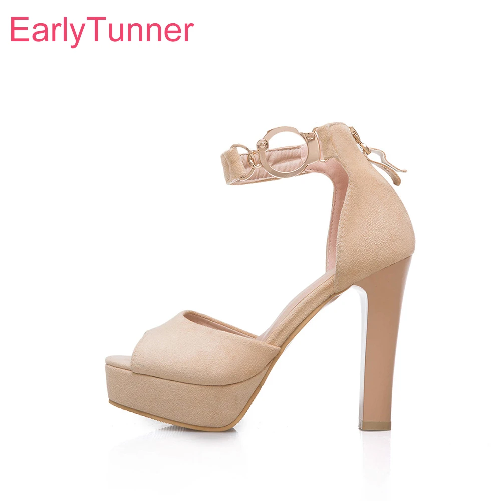 nude spike heels