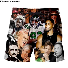 PLstar Cosmos лето модный Женский Мужской Шорты Fresh Prince of Bel-Air Will Smith 3d Повседневные Шорты с принтом
