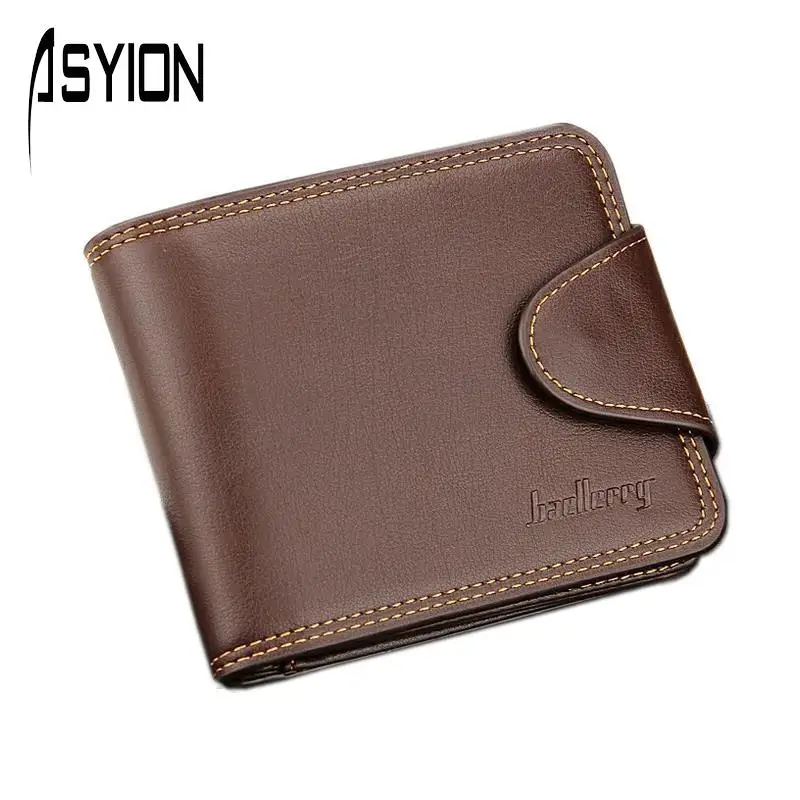  ASYION 2016 Hot Sale Men's Leather Wallets Wholesale Short Leather Wallet With Coin Pocket ID Card Holders Purse For Men DB5698 