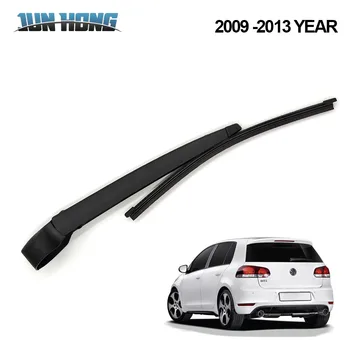

JunHong Rear Wiper Blade And Arm For VOLKSWAGEN GOLF MK6 2009-2013 Windscreen Rubber Car Accessories Rear Window