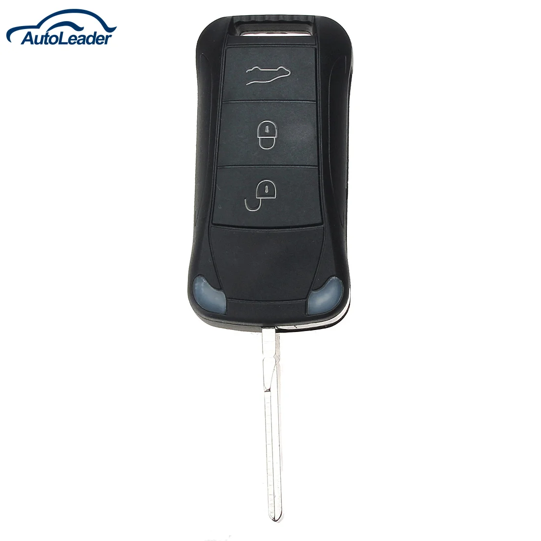 3 Button Replacement Remote Control Flip Key Shell Case Fob For Porsche for Cayenne Uncut Blade