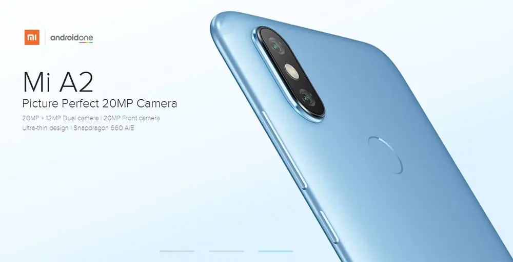 Xiaomi Mi A2 4G Phablet 5.99 inch Android 8.1 Snapdragon 660 Octa Core 2.2GHz 4GB RAM 64GB ROM 12.0MP + 20.0MP Rear Camera Fingerprint Sensor 3010mAh Li-ion Battery- Black