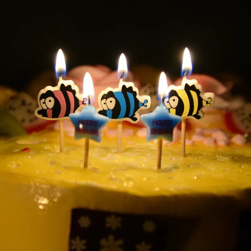 1 PCS с днем рождения свечи для торта сюрприз Романтические идеи подарка для детей вечерние украсить торт ко дню рождения буквенно-цифровые свечи - Цвет: 17
