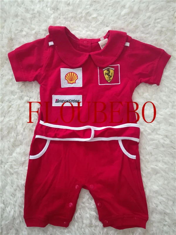 red baby jumpsuit