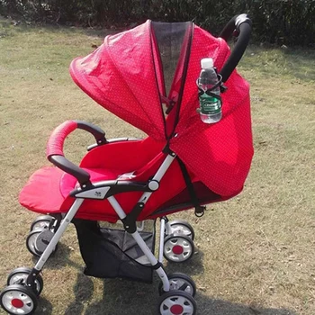 

Baby Infant Bottle Cup Holder Parent Console Plastic Organizer Cup Holder Stroller Bottle Holder Stroller Carriage Accessory P1