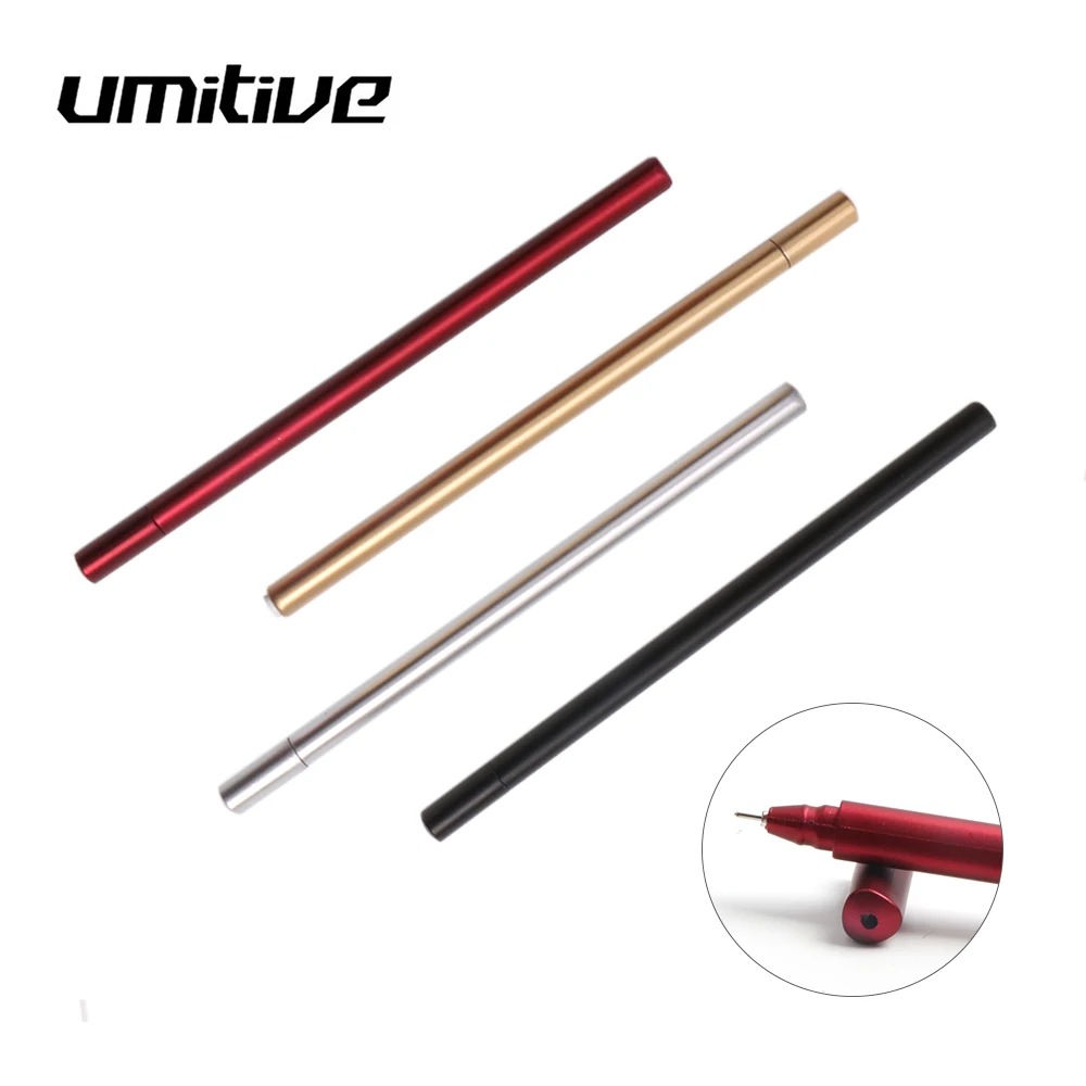 

Umitive 1 Pcs 0.5 mm Black Red Ink Simulation Metal Gel Pens For Kids Gift Office And School Supplies Student Stationery Pen