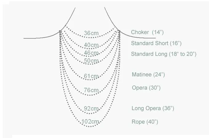 necklace size