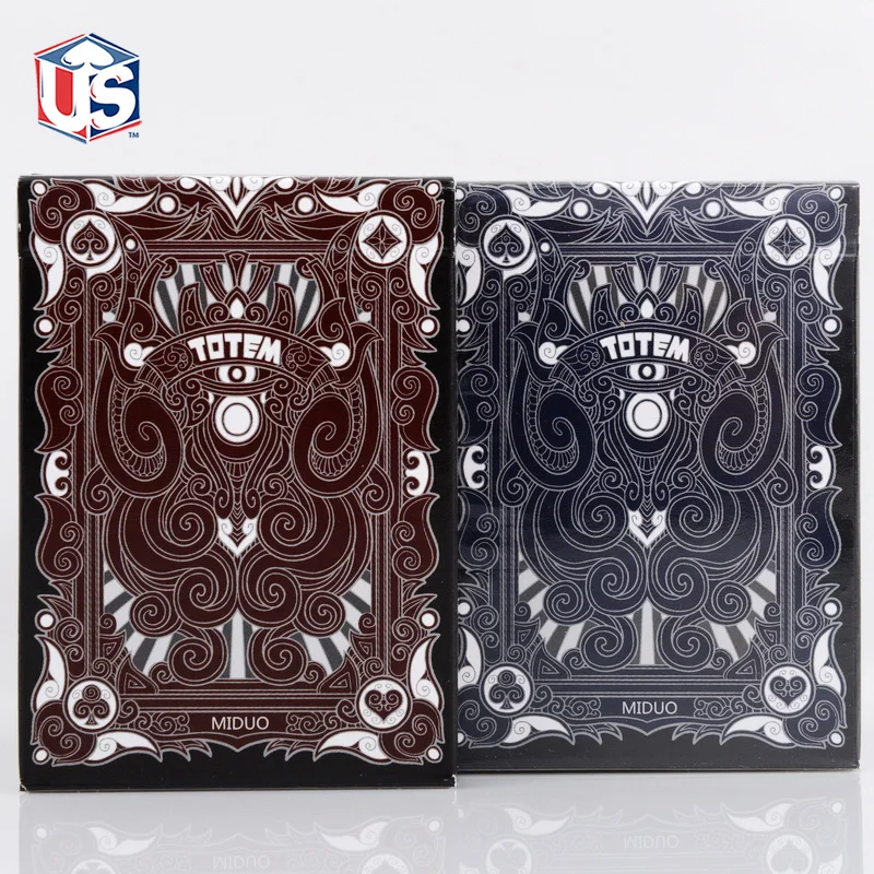 1 Deck Totem Blue Or Red Unbranded Playing Cards Poker Size USPCC Limited Editon Sealed Magic Props | Игрушки и хобби