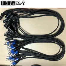 10 шт./лот 1 м-20 м DMX кабель DMX линия для Светодиодный прожектор