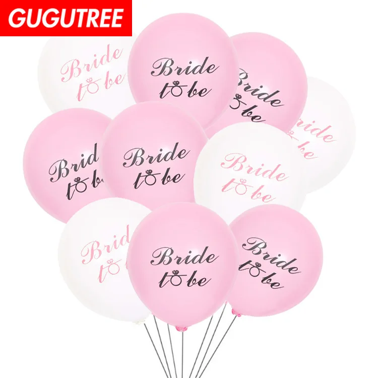 

GUGUTREE PARTY 10pcs 10inch blue green pink black latex ballon wedding event christmas halloween festival birthday party HY-366