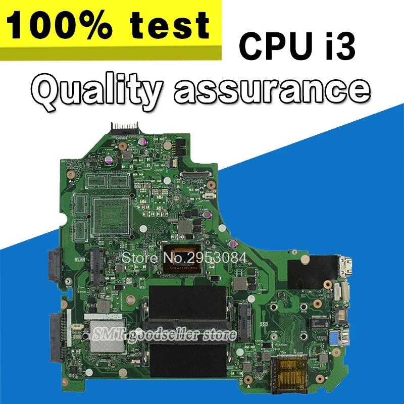 

For ASUS K56C K56CM K56CB S56C A56C S550CB S550C S550CA K56CA Laptop Motherboard With i3 CPU Integrated Graphics GM fully tested