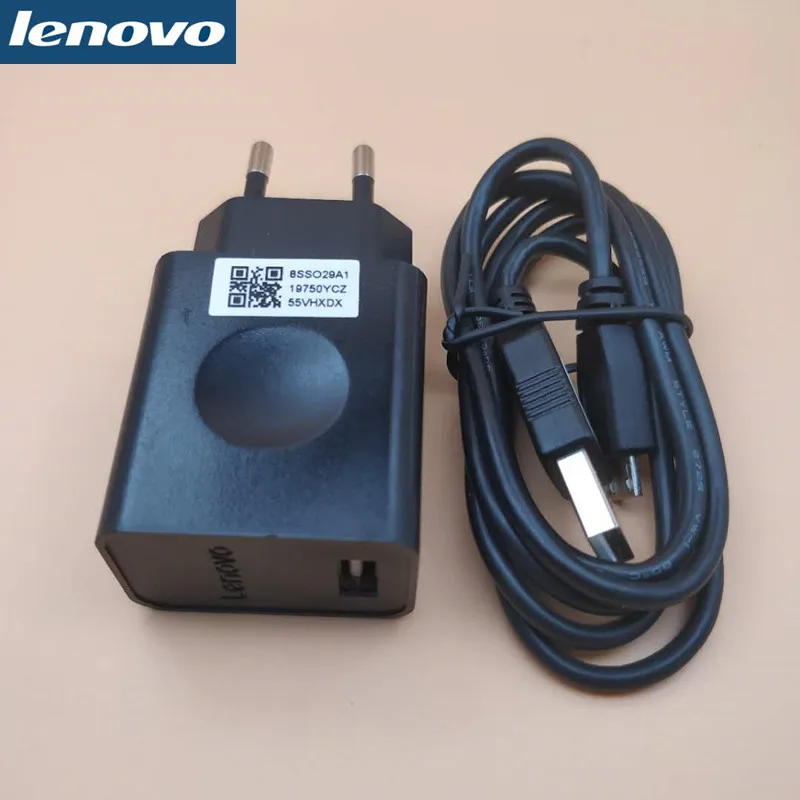 Адаптер зарядного устройства для мобильного телефона LENOVO P1/P2/S850/A2010/P70/Shot/A536/K5/K3/S60/S90 NOTE Vibe shot+ кабель micro USB - Тип штекера: Cable and Charger