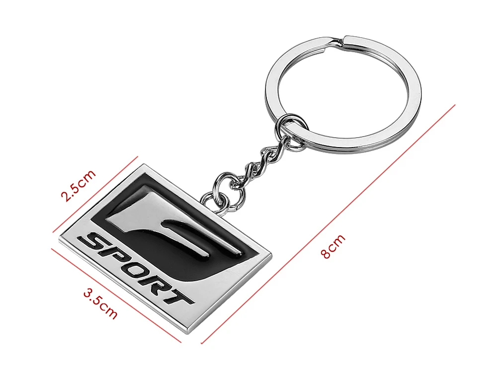 Металлический F спортивный эмблема значки логотип автомобильный брелок держатель для Lexus ISF RX GS ES CT LX BX GX автомобильный Стайлинг