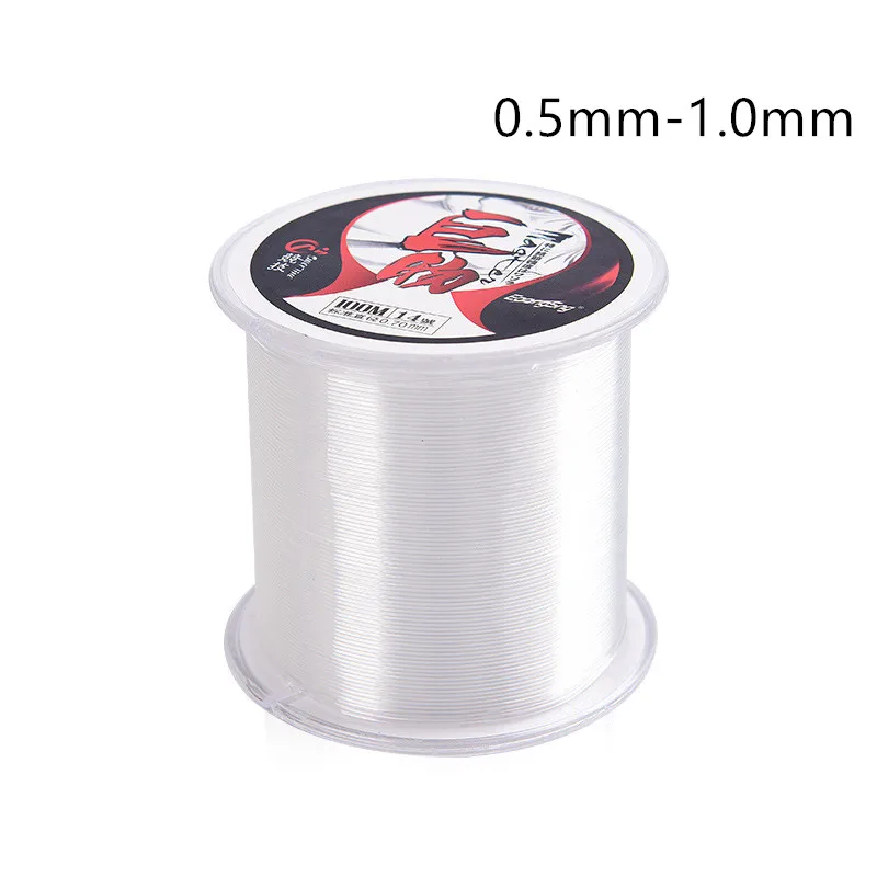 

100M 0.5-1.0mm Nylon Fishing Line Super Strong Monofilament Fishing Line Lure Rock Sea Fishing