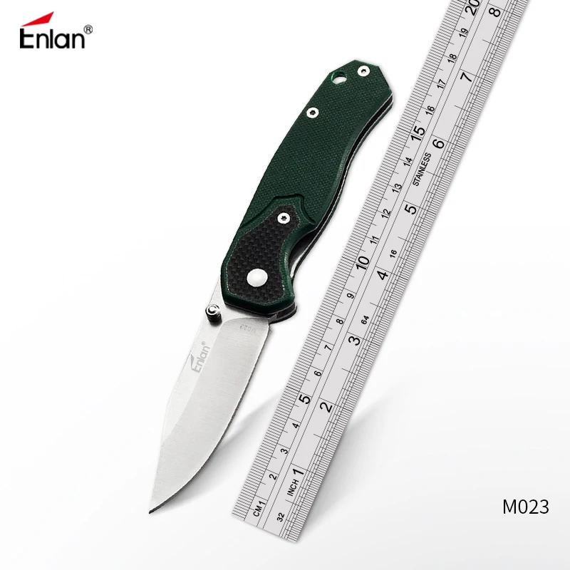 ENLAN карманный складной нож тактические походные ножи для выживания Охотничьи ножи 8cr13mov лезвие G10 Ручка Открытый EDC инструмент дропшиппинг