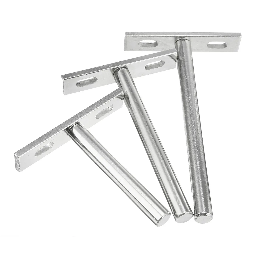 

10Pcs Heavy Duty Brackets Hidden Floating Wall Shelf Support Bracket for Home Steel Support Bracket