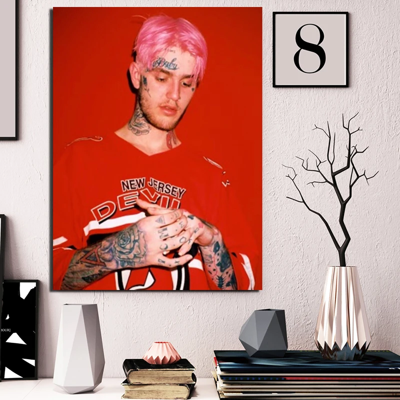 Did Lil Peep Die Wall Art на холсте плакаты и принты, Картина на холсте, декоративная картина маслом для спальни, украшение дома, произведение искусства