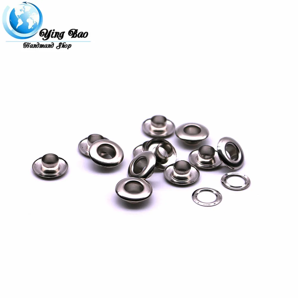 50sets/pack(Outer diameter)13mm (eyelets)6mm (high)4mm metal eyelets for curtains garment eyelets Q-23