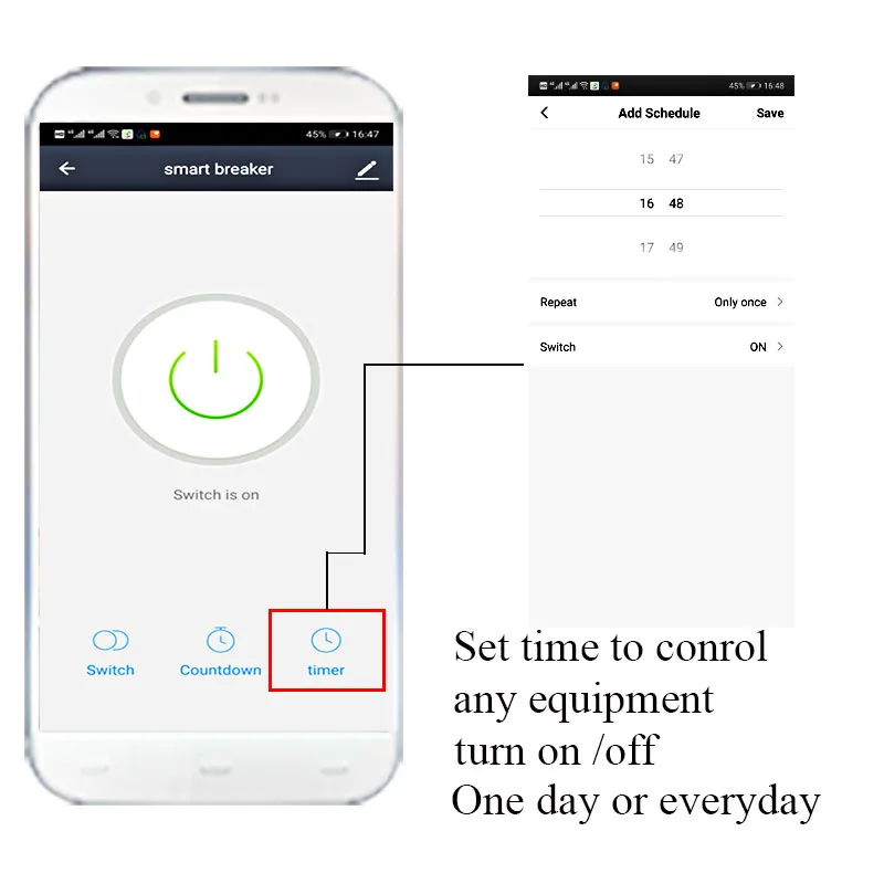 wifi smart switch timer