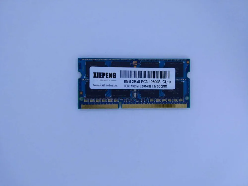 Память для ноутбука 8 Гб 2Rx8 PC3-10600S оперативная память DDR3 4G 1333 МГц pc3 10600 для hp 4431S 4331S 4326S 8440P 8470P 8570P CQ15 notebook SODIMM