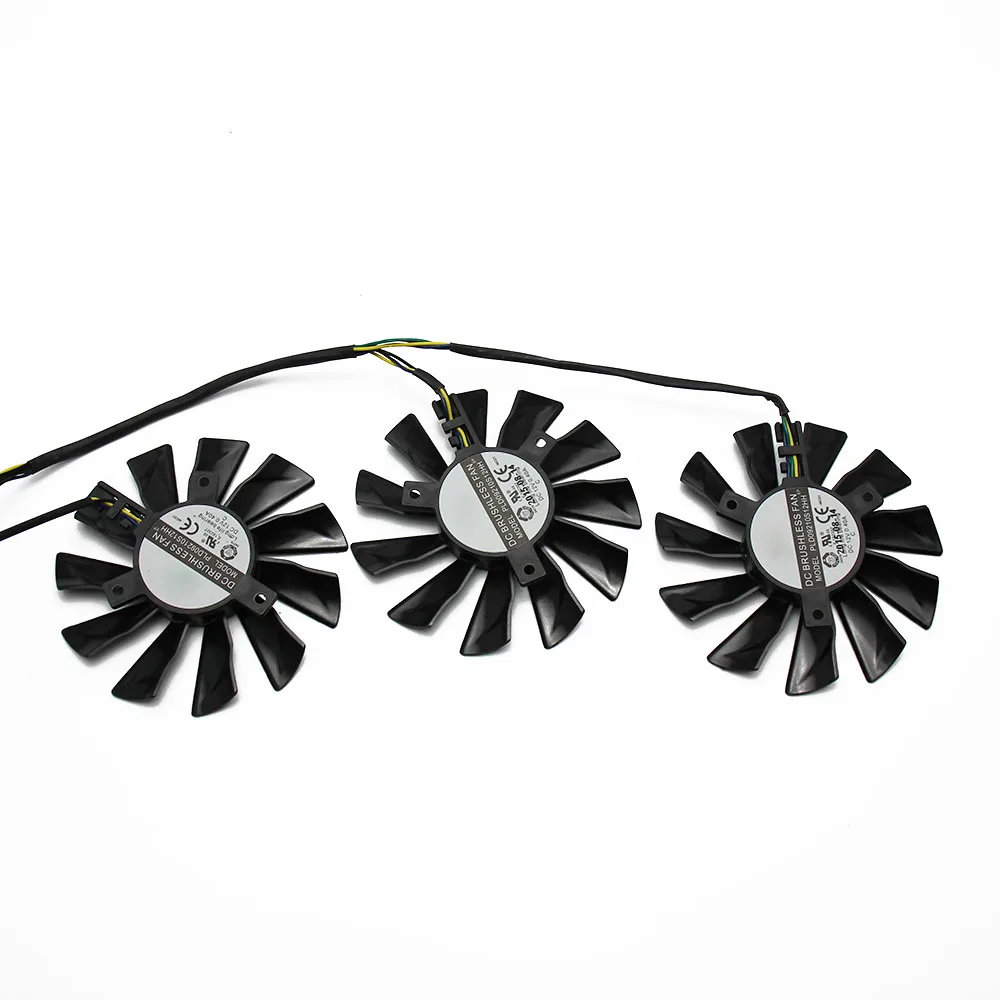 Кулер для видеокарты MSI GeForce GTX 1070 1060 1080 1080Ti 980Ti Duke 87 мм|cooling fan|computer fanchassis fan |