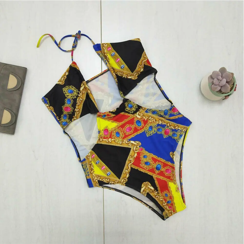 

Women's One Piece Push Up Bikini Set Bandage Monokini Padded Swimsuit Ladies Sexy Swimwear Bathing Suit 2019 New