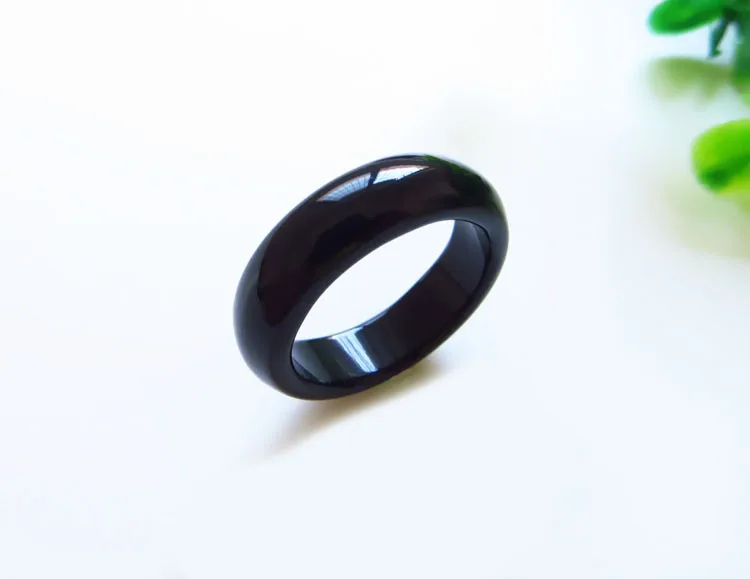 

Pure natural pink ice agate chalcedony ring sweet female jade ring tail ring jewelry index finger simple ar01#