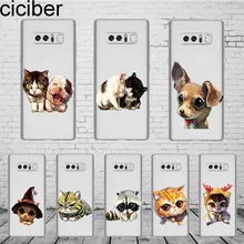 Ciciber Kat Puppy Cover Voor Samsung Galaxy Note 9 Gevallen Zachte Siliconen TPU Telefoon Gevallen voor Galaxy Note 8 5 4 3 Coque Fundas Capa(China)