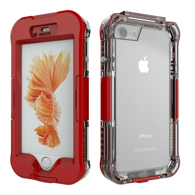 Military Test Shock Proof Dirt Proof Waterproof Clear TPU Cell Phone