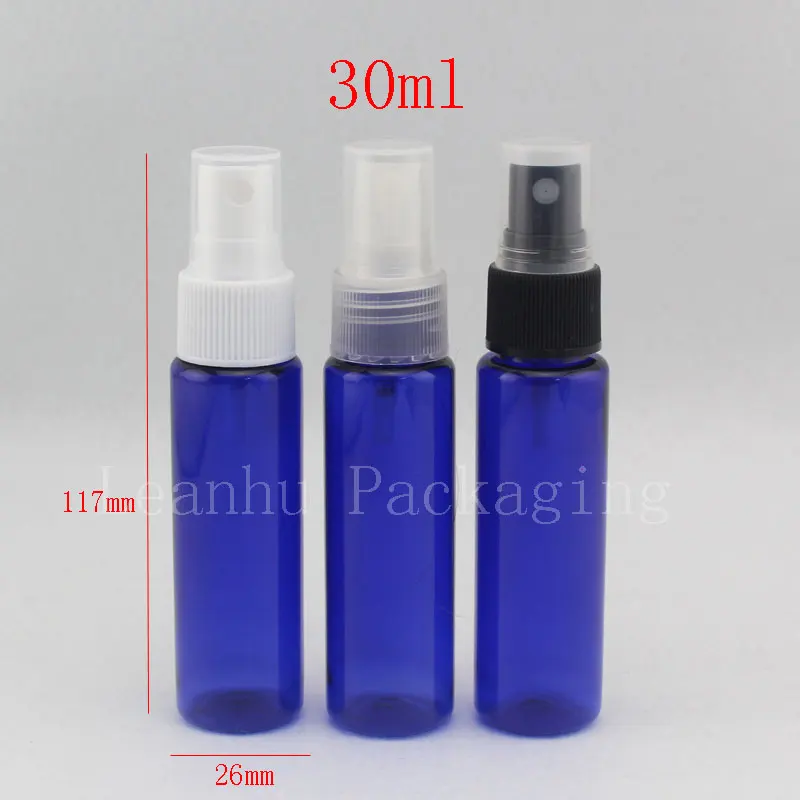 30ml blue bottles with spray