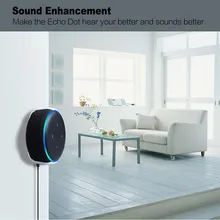 Смарт-динамик настенный разъем питания стенд держатель кронштейн для Amazon Echo аксессуары идеально подходит для эхо точка