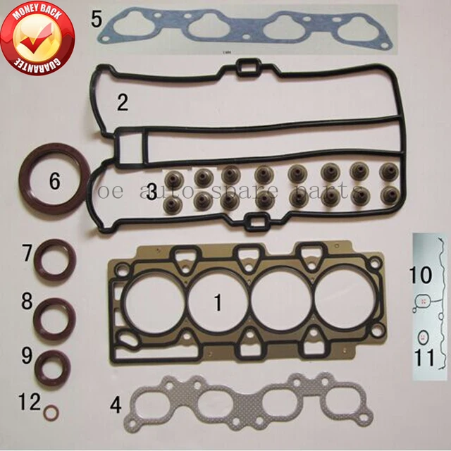 S4PH Engine Full gasket set kit for Proton Gen 2/Waja/Satria Neo