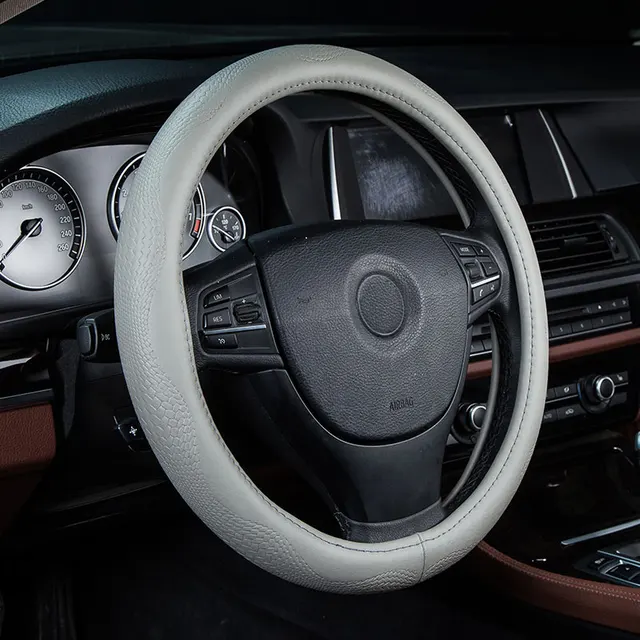 car steering wheel cover genuine leather accessories for chevrolet