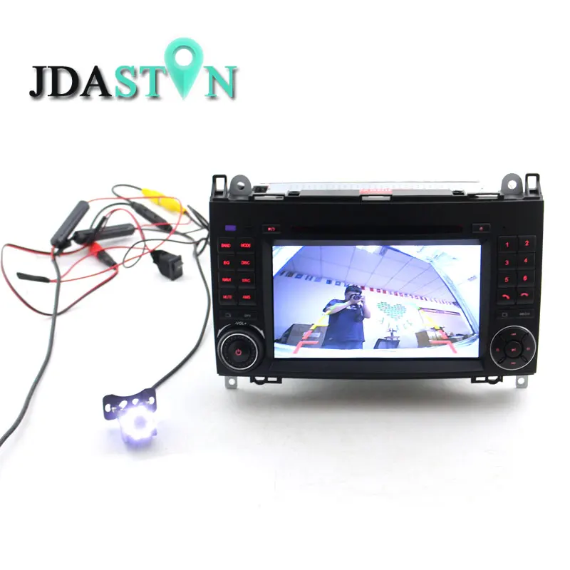 Автомобильная камера заднего вида JDASTON HD 8 светодиодов ночное видение