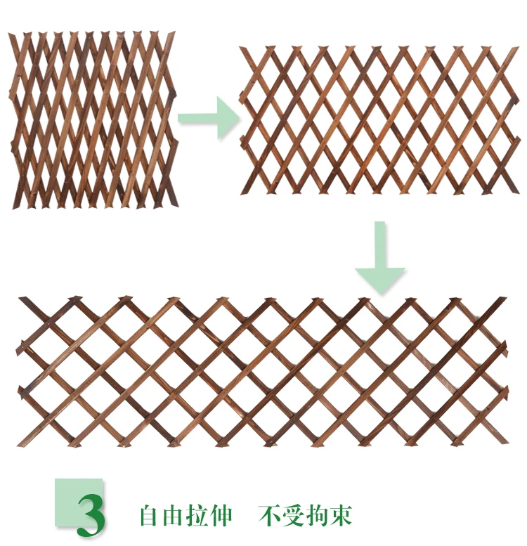 Расширяющийся деревянный садовый настенный забор, панель для подъема растений, поддержка, декоративный садовый забор, украшение для дома и двора, антикоррозийный