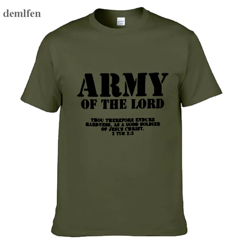 

Army Of The Lord Christian Jesus Christ Men And Women Couples Matching T-Shirt Novel Style Custom Printing T Shirt Plus Size