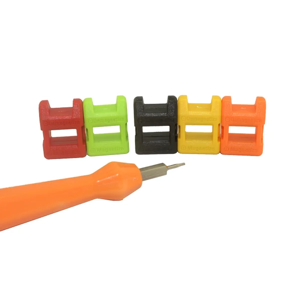 1 piece 25x13x35mm portable quick handy degaussing tool permanent magnetic demagnetizer tool screwdriver magnetizer