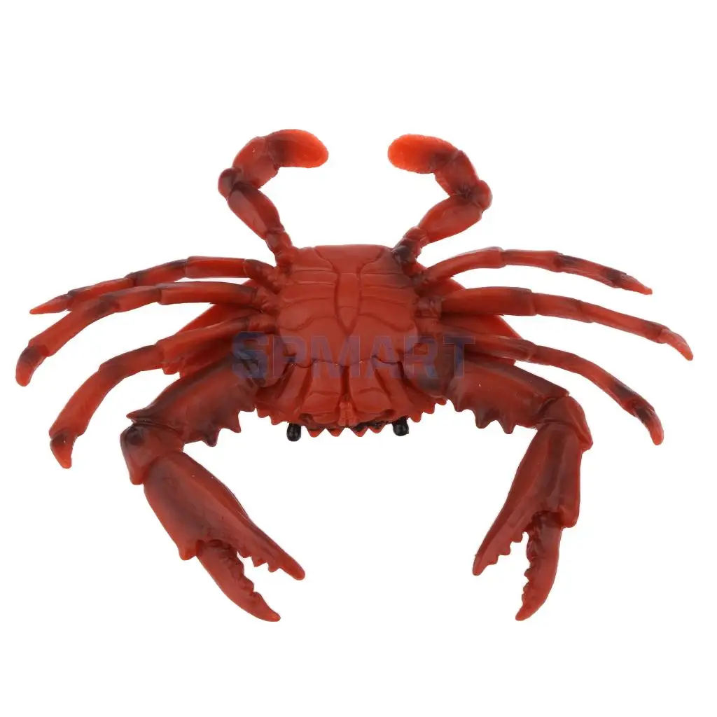 Animals Figure Toys Farm/Jungle/Sea Red Crab Animals Model Aquarium Toys Realistic Wild Pastic Figurine Kid Animal Toy