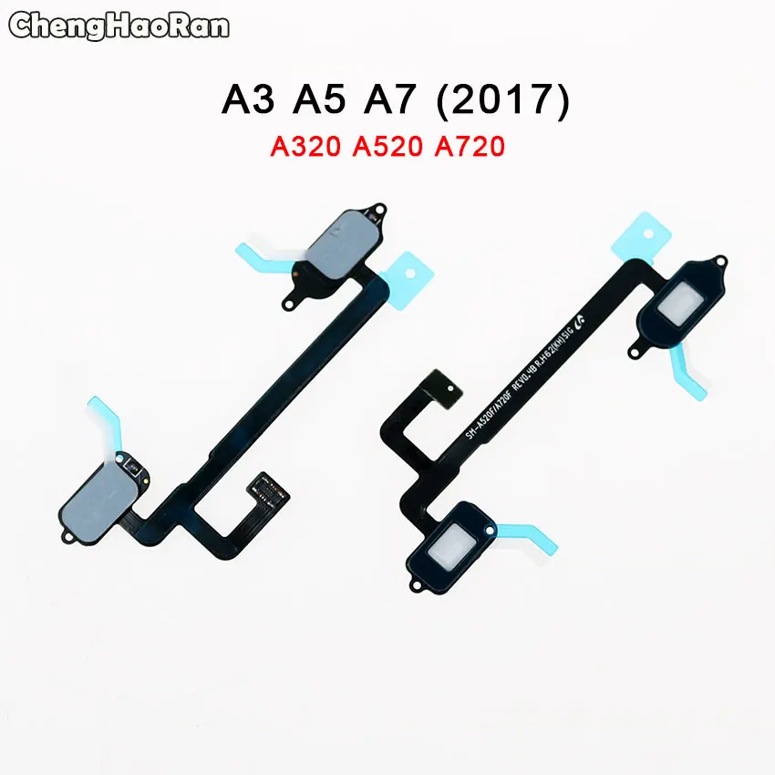 ChengHaoRan Кнопка Домой сенсорный светильник гибкий ленточный кабель Замена части для samsung Galaxy A3 A5 A520 A520F A7 A720F