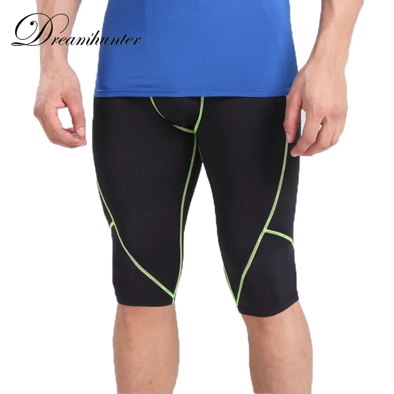 Outdoor Mens Gym Sports pro basketball tight shorts skinny quick drying ...