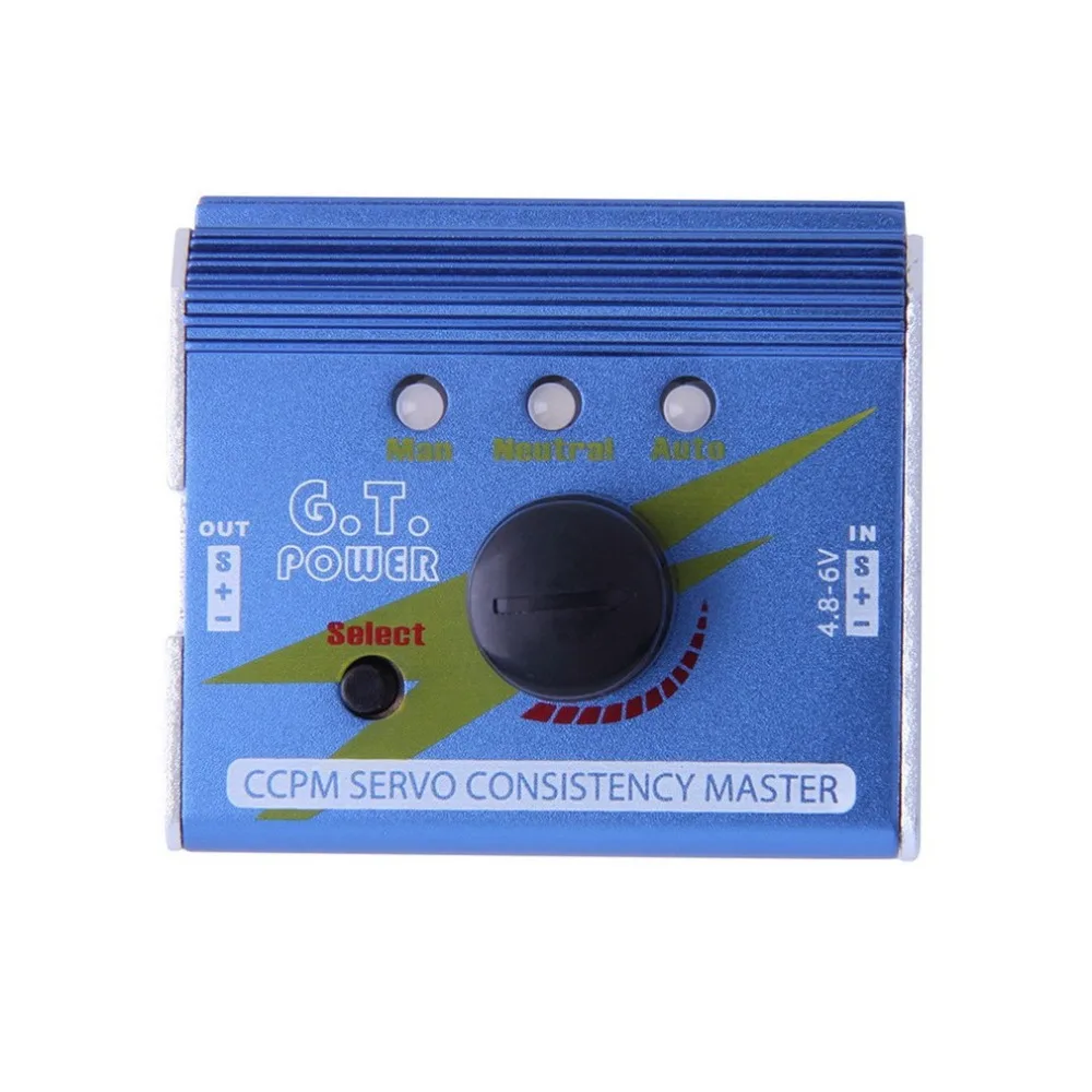 

JMT Aluminium Alloy Original G.T. Power 3CH ESC Servo Tester CCPM Consistency Master Checker Tester Parts