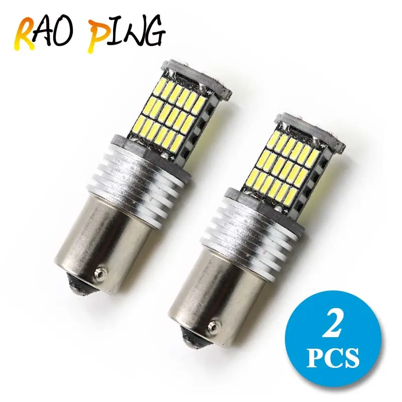 

P21W 1156 BA15S Car LED Turn Signal lights 45-SMD Canbus Error Free Parking lights/Side Lights 12v Clearance Lamp Bulb