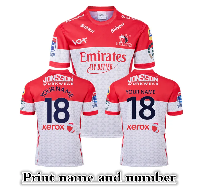 

2019 NEW ZEALAND Super RUGBY Lions HOME RUGBY JERSEY size S-3XL Print name and number Top quality free shipping