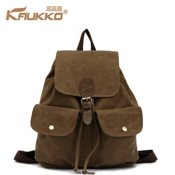 

KAUKKO High Quality Canvas Waterproof Bag Rucksack Leisure Backpack Han Edition Student Backpack Series Fashion Women's Bag